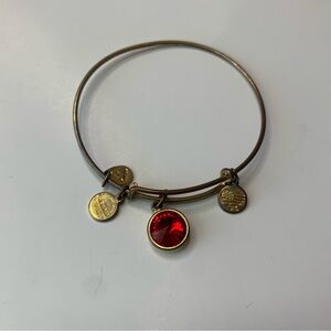Alex and Ani Ruby Stone Bracelet